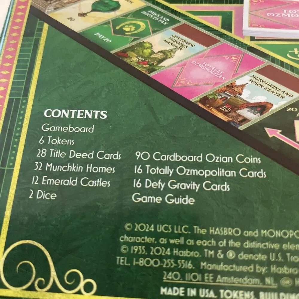 Hasbro Gaming - Monopoly Wicked. Brand New and Factory Sealed